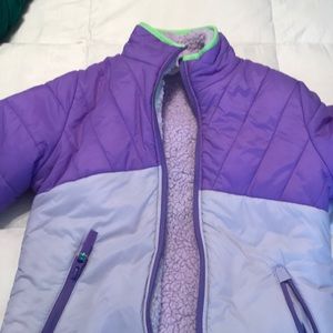 Puffy reversible jacket